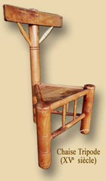chaise tripode